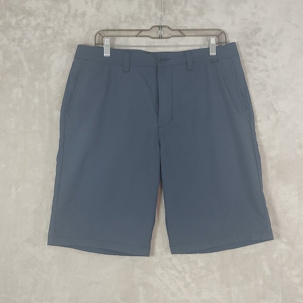 Men's Golf Shorts Size 34 Blue by Travis Mathew Lightweight Pockets Flat Front